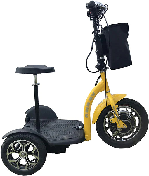 Yellow RMB Multi Point QR 3-Wheel Electric Scooter