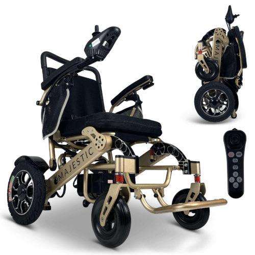 Bronze Frame | Standard Cushion & Backrest MAJESTIC IQ-7000 Remote Controlled Electric Wheelchair 