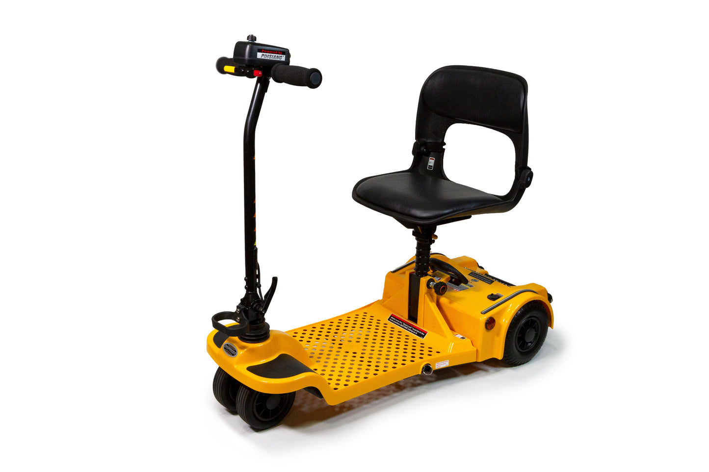 Yellow Shoprider® Echo 4-Wheel Folding Mobility Scooter