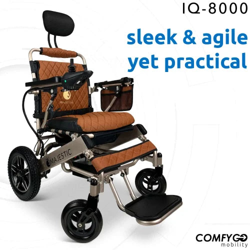Majestic IQ-8000 ComfyGo Remote Control Electric Wheelchair With Recline
