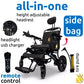 Majestic IQ-8000 ComfyGo Remote Control Electric Wheelchair With Recline
