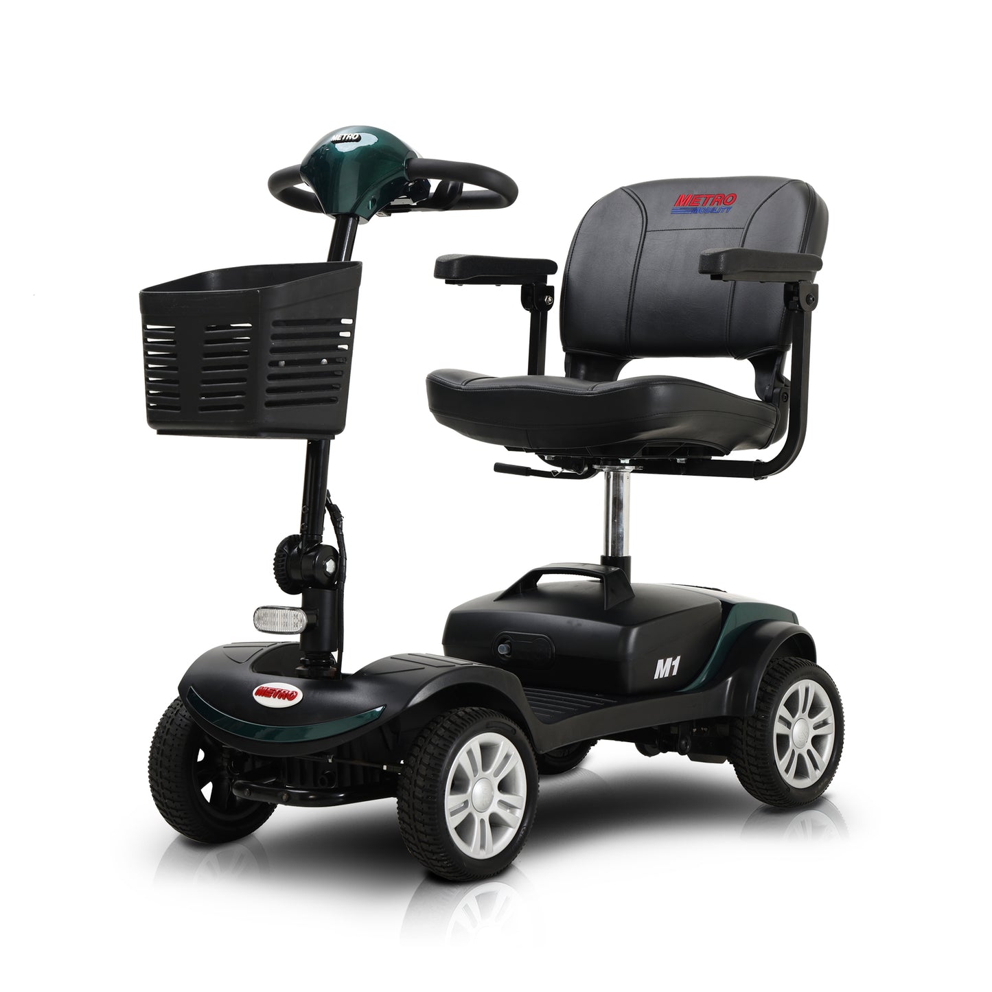 Emerald Metromobility M1 Portal 4-Wheel Mobility Scooter | Compact Travel Power Mobility Scooter