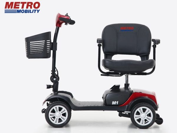 Red Metromobility M1 Portal 4-Wheel Mobility Scooter 