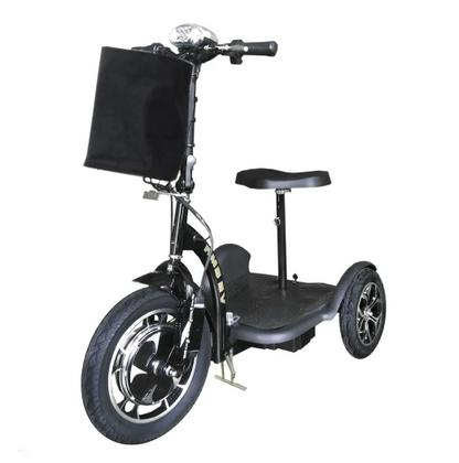 Black RMB Multi Point QR 3-Wheel Electric Scooter