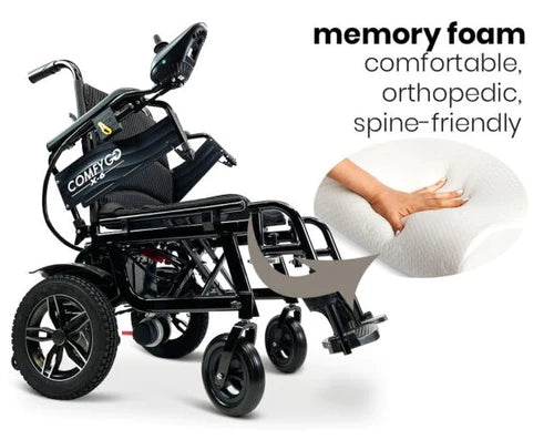 X-6 ComfyGO Lightweight Electric Wheelchair 