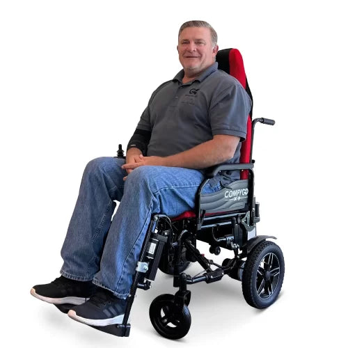 X-9 ComfyGo Remote Controlled Electric Wheelchair with Automatic Recline
