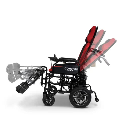 X-9 ComfyGo Remote Controlled Electric Wheelchair with Automatic Recline