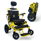 Yellow Frame | Black Cushion & Backrest Majestic IQ-8000 ComfyGo Remote Control Electric Wheelchair With Recline