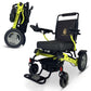 Yellow Frame | Black Cushion & Backrest Silver Frame | Blue Cushion & Backrest Patriot-11 ComfyGo Foldable Electric Wheelchair 