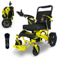 Yellow Frame | Black Cushion & Backrest MAJESTIC IQ-7000 Remote Controlled Electric Wheelchair 