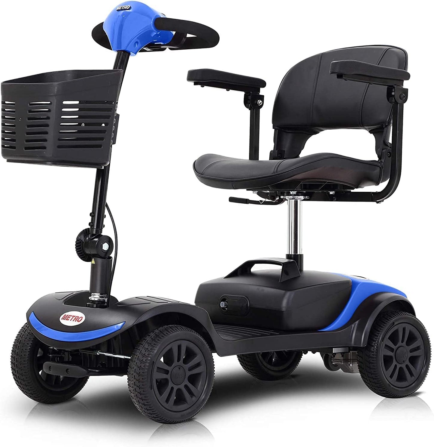 Blue Metro Mobility M1 Lite 4-Wheel Mobility Scooter