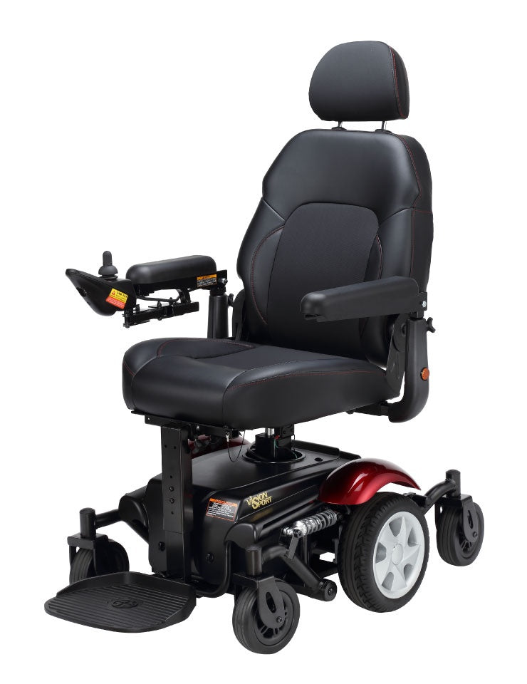 Merits Health Vision Sport Lift P326D Electric Wheelchair 
