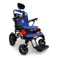 Black & Red Frame | Blue Cushion & Backrest Majestic IQ-9000 ComfyGo Long Range Electric Wheelchair With Recline 