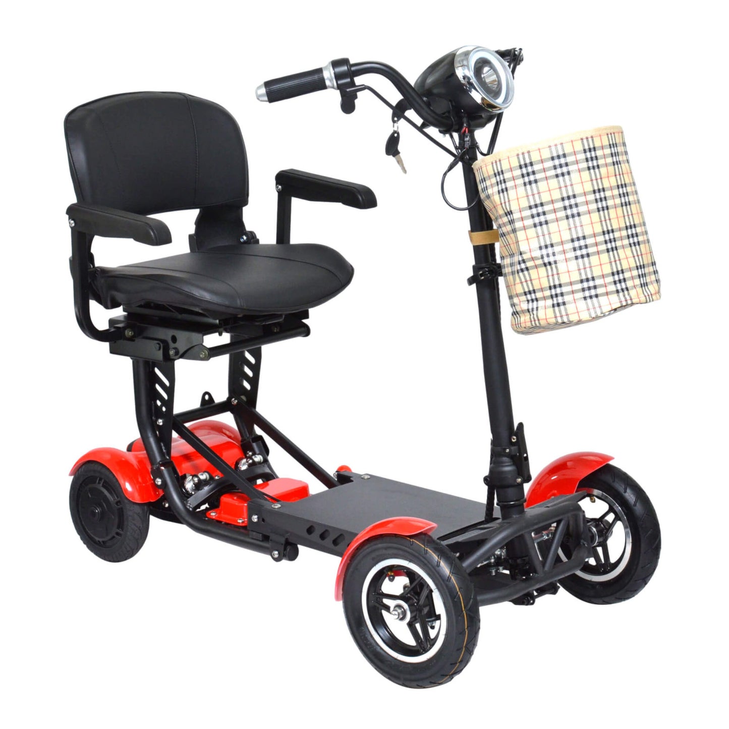Red MS|3000 ComfyGo Plus Foldable Mobility Scooters