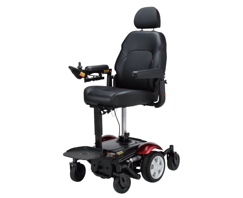 Merits Health Vision Sport Lift P326D Electric Wheelchair | Power Elevating Seat