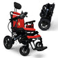 Black Frame | Red Cushion & Backrest Majestic IQ-8000 ComfyGo Remote Control Electric Wheelchair With Recline