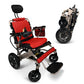 Bronze Frame | Red Cushion & Backrest Majestic IQ-8000 ComfyGo Remote Control Electric Wheelchair With Recline