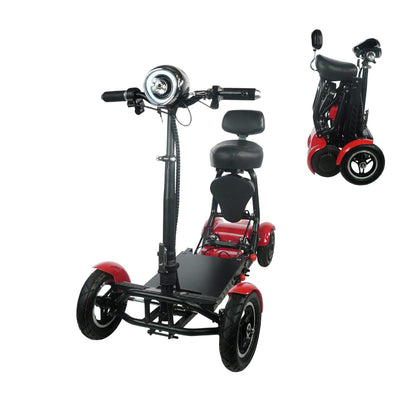 Red MS|3000 ComfyGo Foldable Mobility Scooters