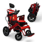 Red Frame | Red Cushion & Backrest Majestic IQ-8000 ComfyGo Remote Control Electric Wheelchair With Recline