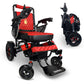 Black & Red Frame | Red Cushion & Backrest MAJESTIC IQ-7000 Remote Controlled Electric Wheelchair 