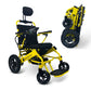 Yellow Frame | Standard Cushion & Backrest Majestic IQ-8000 ComfyGo Remote Control Electric Wheelchair With Recline