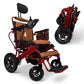 Red Frame | Taba Cushion & Backrest Majestic IQ-8000 ComfyGo Remote Control Electric Wheelchair With Recline